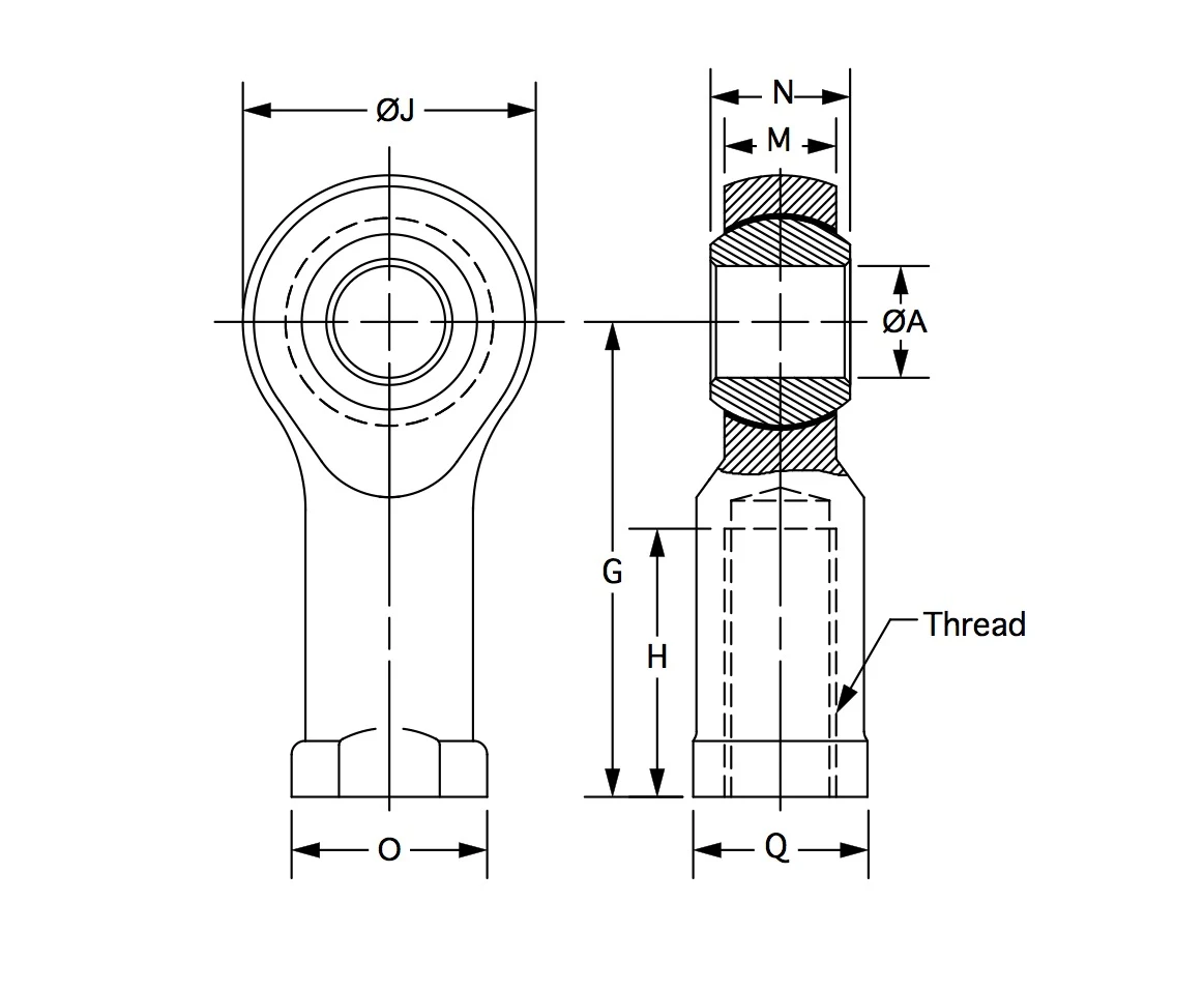 DXTF-12 dimension drawing 1