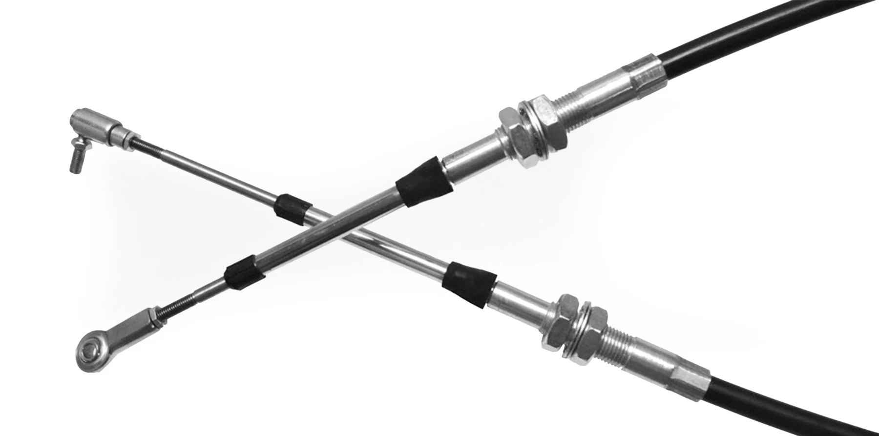 40-044-BH-BH-3+MSF-4+QD250 Cables, Push-Pull