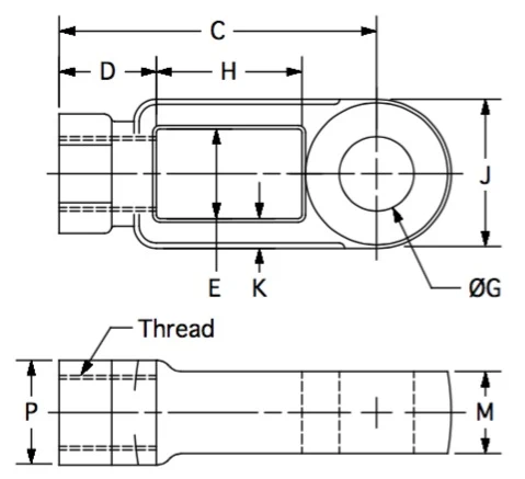 MAE-8 dimension drawing 1