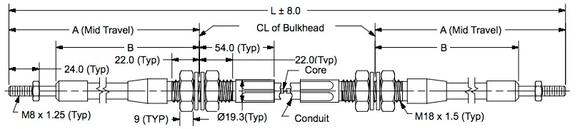 M8-2000-BH-BH-76.2 dimension drawing 1