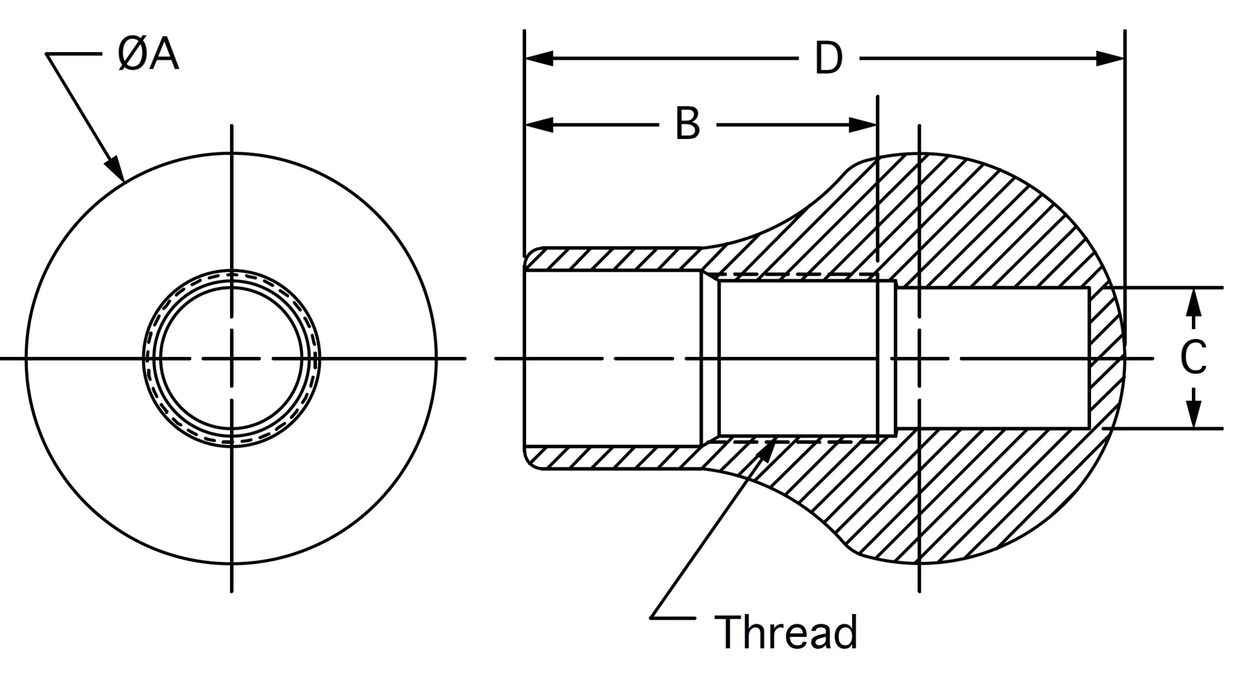 RBK-750-1 dimension drawing 1