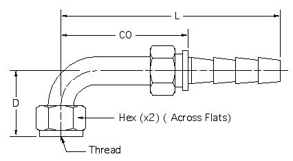 HSF-FS-SW-T90S-04-04 dimension drawing 1