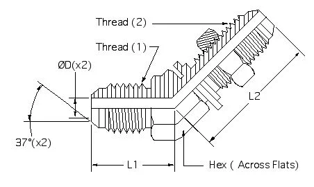 2702LN-08-08 dimension drawing 1