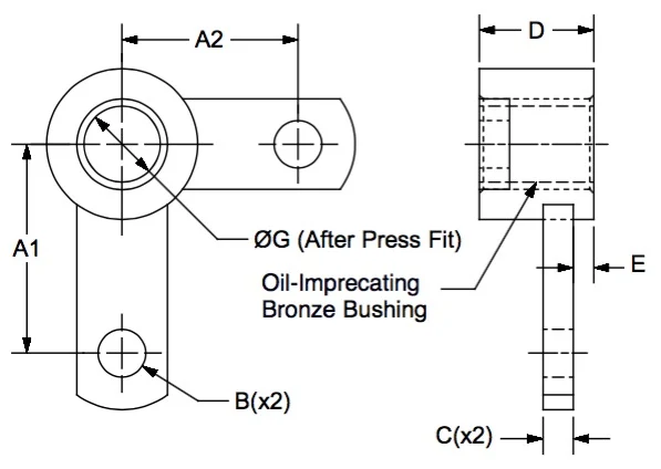 FBC-12-8 dimension drawing 1