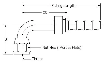 HSF-JC-SW-T90S-06-06 dimension drawing 1